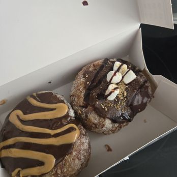 Parlor Doughnuts - Peanut butter chocolate and campfire - Donuts Near Me - Fort Lauderdale, Florida Parlor Doughnuts - Peanut butter chocolate and campfire - Donuts Near Me - Fort Lauderdale, Florida