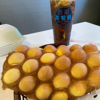 Hong Kong Cafe - Egg waffle - Hong Kong Style Cafe Near Me - Walnut, California Hong Kong Cafe - Egg waffle - Hong Kong Style Cafe Near Me - Walnut, California