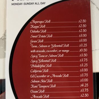 Sake Japanese Steakhouse - Happy hour sushi menu - Sushi Bars Near Me - Garrison, Maryland Sake Japanese Steakhouse - Happy hour sushi menu - Sushi Bars Near Me - Garrison, Maryland
