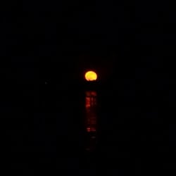 Bell's Island Campground - Moon rise