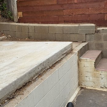 Toddco Landscaping - damaged retaining wall - Landscaping Near Me - Inglewood, California