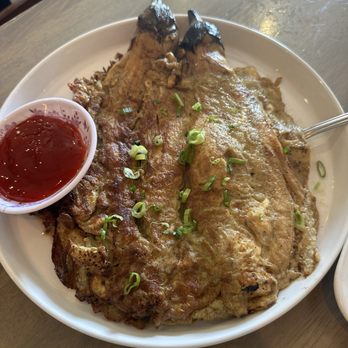 Pink Salt Grill - Eggplant Omelette (GF) "Torta Talong" - Filipino Near Me - Santa Clarita, California Pink Salt Grill - Eggplant Omelette (GF) "Torta Talong" - Filipino Near Me - Santa Clarita, California