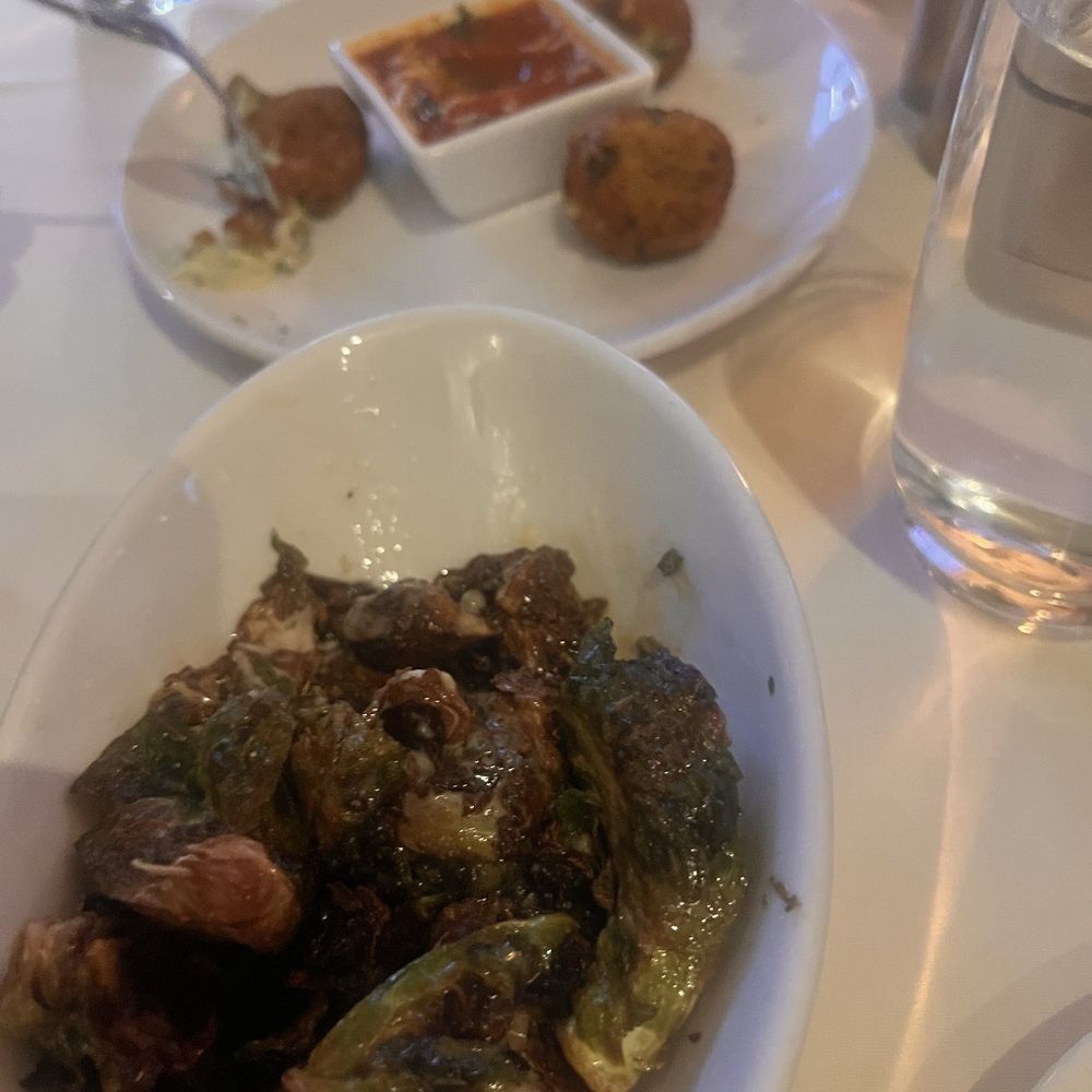 Varanese - Zesty Fried Brussels Sprouts + Cheese Spheres - New American Near Me - Louisville, Kentucky Varanese - Zesty Fried Brussels Sprouts + Cheese Spheres - New American Near Me - Louisville, Kentucky