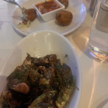 Varanese - Zesty Fried Brussels Sprouts + Cheese Spheres - New American Near Me - Louisville, Kentucky Varanese - Zesty Fried Brussels Sprouts + Cheese Spheres - New American Near Me - Louisville, Kentucky