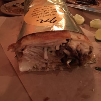 Minero - Steak Burrito cross section - Mexican Near Me - Atlanta, Georgia