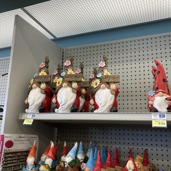 Rite Aid - a row of gnomes in a store - Drugstores Near Me - Rowland Heights, California