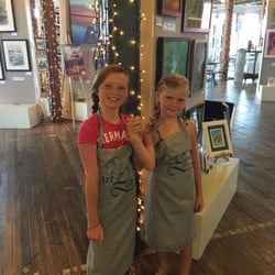 Art In the Loft - Day 2 of the Kids in the Kitchen: Disney recipes classes! She had so much fun, she brought her friend back!