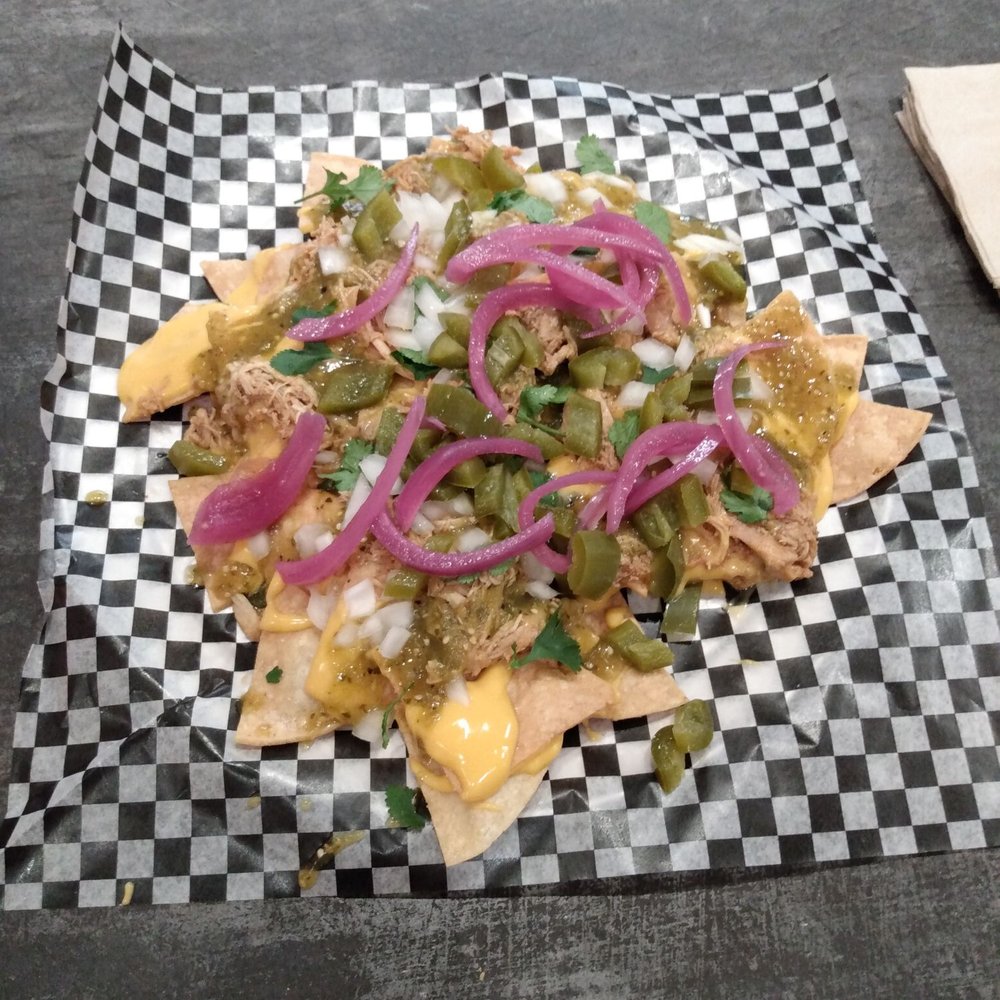 Tannery Bend Beerworks - Large chicken nachos - Breweries Near Me - Napa, California Tannery Bend Beerworks - Large chicken nachos - Breweries Near Me - Napa, California