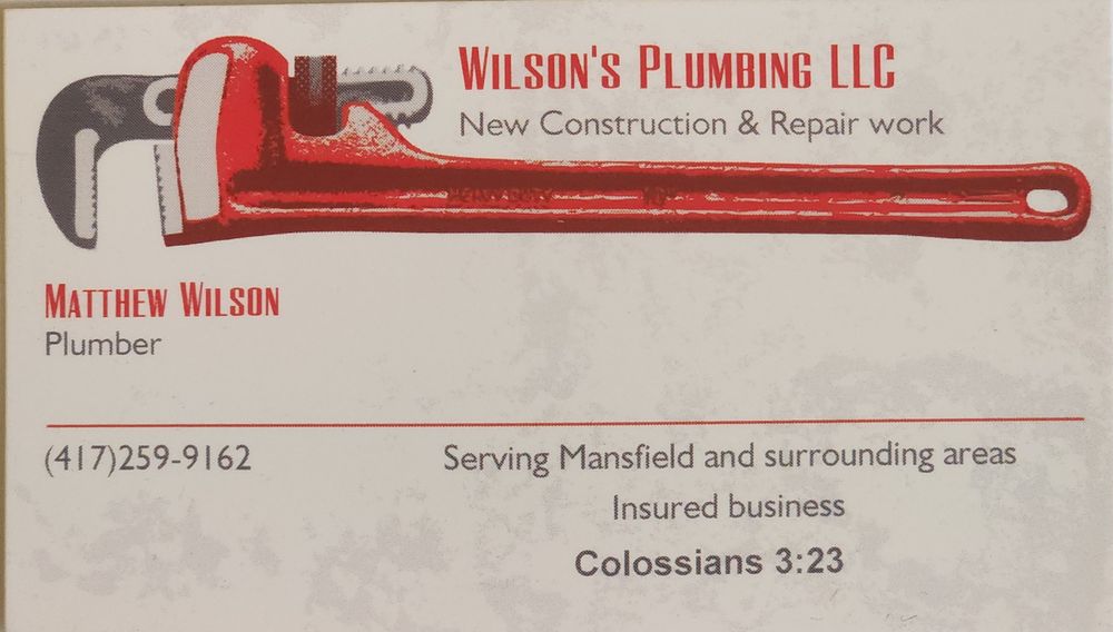 Slide of Wilson's Plumbing
