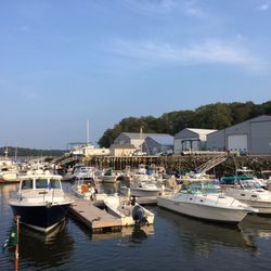Yankee Marina & Boat Yard - Quiet September evening on the Royal River.