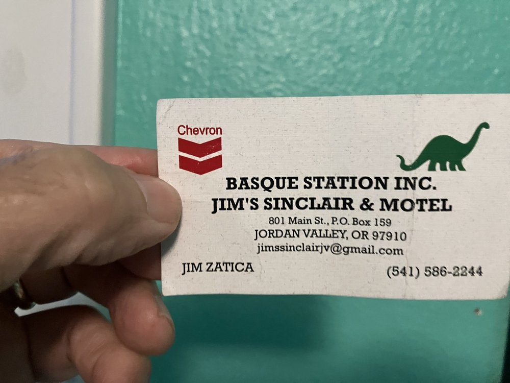 JIM’S SINCLAIR Updated September 2024 801 Main St, Jordan Valley