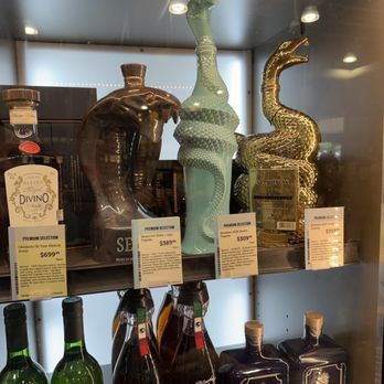 Total Wine & More - These snake bottles are so beautiful that I need to research the tequila and consider buying - Beer, Wine & Spirits Near Me - Kendall, Florida