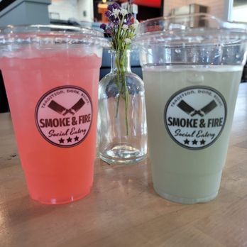 Smoke & Fire Social Eatery - Fire Strawberry lemonade/ smoke black lemonade - Comfort Food Near Me - Paramount, California Smoke & Fire Social Eatery - Fire Strawberry lemonade/ smoke black lemonade - Comfort Food Near Me - Paramount, California