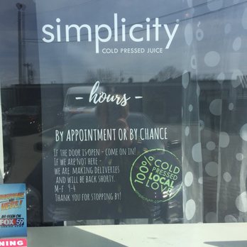 SIMPLICITY Cold Pressed Juice - Juice Bars & Smoothies Near Me - Indianapolis, Indiana