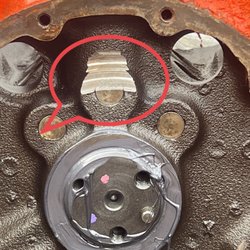 AP Vintage Motors - It also ground against engine the engine block