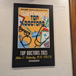 Eye Care of San Diego: Mission Hills - Top Doctors 2021: Dr. Bokosky!