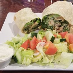 Ceasar Salad Chicken Wrap