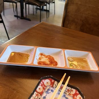 Aji Izakaya - Lunch deal with ginger salad, egg roll and potstickers before meal Awesome - Sushi Bars Near Me - Cypress, Texas Aji Izakaya - Lunch deal with ginger salad, egg roll and potstickers before meal Awesome - Sushi Bars Near Me - Cypress, Texas