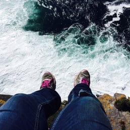 Hang your feet over the edge if you dare