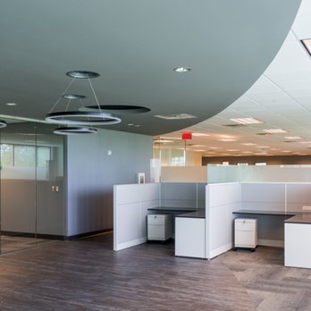 The Custom Ceiling Soffit With Inset Lighting Matches The Shape Of
