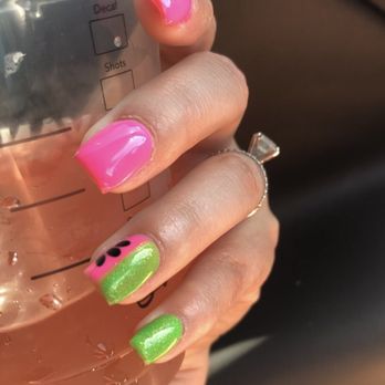 Krystal Nails And Spa - Watermelon design - Nail Salons Near Me - Santee, California Krystal Nails And Spa - Watermelon design - Nail Salons Near Me - Santee, California