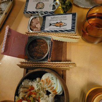 Mink - Tinned fish: icelandic cod liver, lingfjord cockle, smoked white fish - Seafood Near Me - Detroit, Michigan Mink - Tinned fish: icelandic cod liver, lingfjord cockle, smoked white fish - Seafood Near Me - Detroit, Michigan