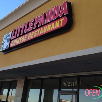 Little Panda Chinese Restaurant - Building sign - Chinese Near Me - Weatherford, Texas