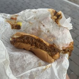 Chili dog! Kinda messy, but was good! Chili dog! Kinda messy, but was good!