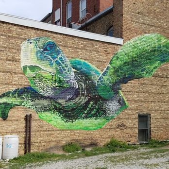 Sea Turtle - Sea Turtle by Cameron Moberg (Camer1) 2019 #RenArtWlk - Public Art Near Me - Rensselaer, Indiana Sea Turtle - Sea Turtle by Cameron Moberg (Camer1) 2019 #RenArtWlk - Public Art Near Me - Rensselaer, Indiana