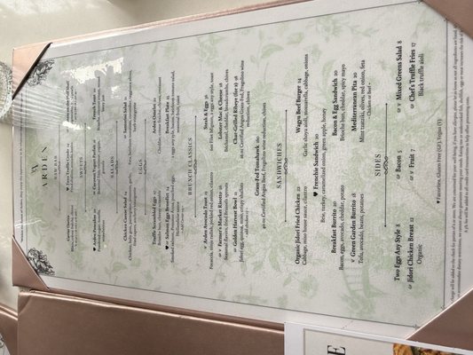 Menu photo 4 Arden Restaurant West Hollywood, CA