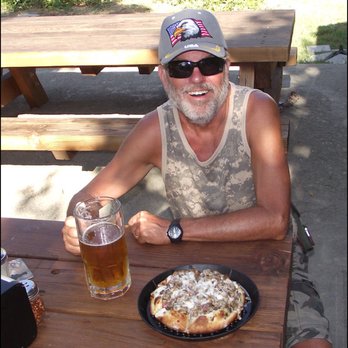 St Charles Saloon - Thanks, Joel, for snapping my photo, as I have a frosty cold mug of IPA and a "Columbian" pizza to enjoy. - Pizza Near Me - Columbia, California St Charles Saloon - Thanks, Joel, for snapping my photo, as I have a frosty cold mug of IPA and a "Columbian" pizza to enjoy. - Pizza Near Me - Columbia, California