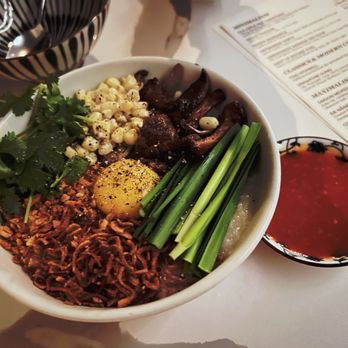 Kingfisher - Wild Mushroom & Chino Farms Corn Congee - Vietnamese Near Me - San Diego, California