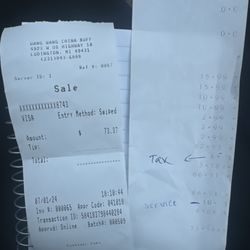 China Buffet - Bill