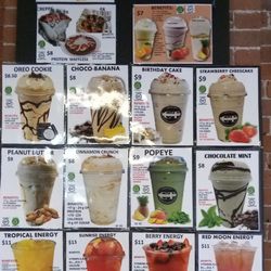 Connecticut Nutrition - The nutrition facts on the smoothies and drinks were creative and helpful and preferable for the customers viewing.