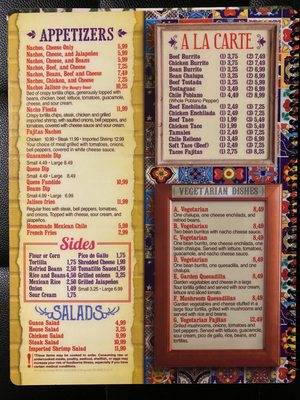 Menu photo 5 Jalisco Mexican Grill Abbeville, LA