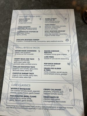 Menu photo 3 Lure Fish House San Luis Obispo, CA Menu photo 3 Lure Fish House San Luis Obispo, CA