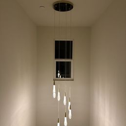 High ceiling light fixture