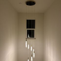 Welington Handyman and painter - High ceiling light fixture