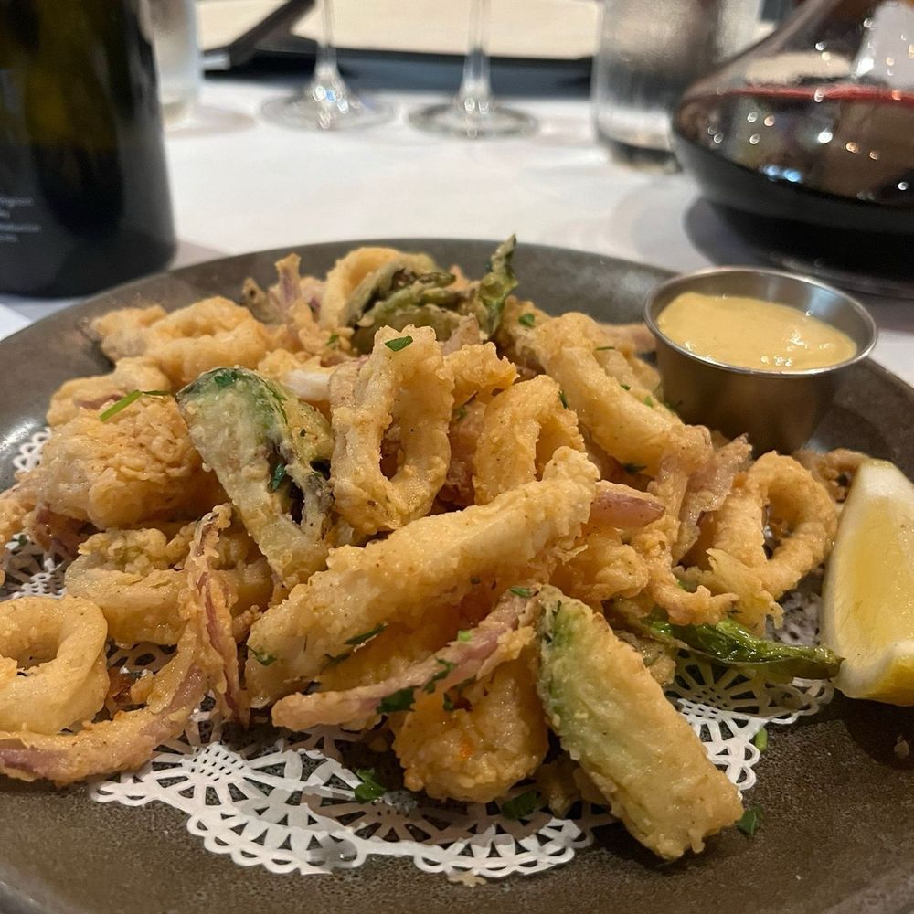 Napa Valley Bistro - Buttermilk Battered Calamari - vanished so fast! - New American Near Me - Napa, California