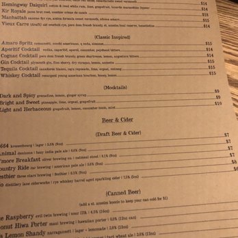 St. Anselm - Drink menu - Steakhouses Near Me - Washington, DC, District of Columbia St. Anselm - Drink menu - Steakhouses Near Me - Washington, DC, District of Columbia