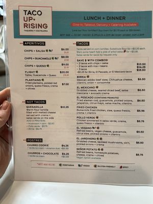Menu photo 2 Taco Uprising Denver, CO Menu photo 2 Taco Uprising Denver, CO