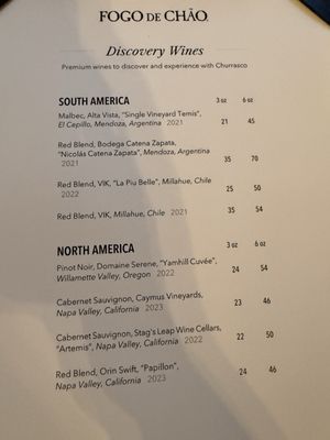 Menu photo 5 Fogo de Chão Las Vegas, NV Menu photo 5 Fogo de Chão Las Vegas, NV