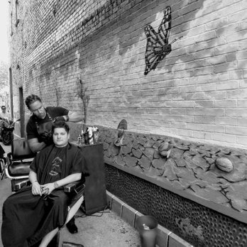 Jon Scott Cuts - Cutting in the Alley. DC Funkfest, 2018 - Barbers Near Me - Washington, DC, District of Columbia