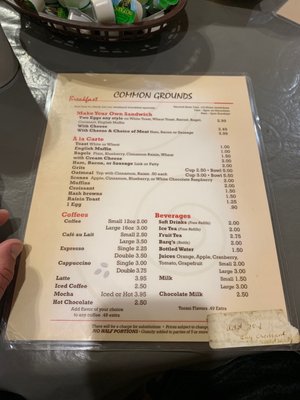Menu photo 6 Common Grounds Coffeehouse & Cafe Gretna, LA
