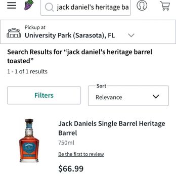 Total Wine & More - Total Wine website reflecting false information - Beer, Wine & Spirits Near Me - Bradenton, Florida