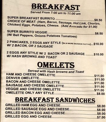 Menu photo 3 Franco's Cafe Rancho Cordova, CA