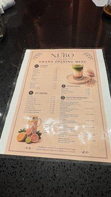 Menu photo 2 Nubo Clearwater, FL
