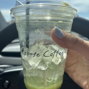 Repose Coffee - I love this Matcha and finished quick. Maybe get less ice next time. - Coffee & Tea Near Me - Placentia, California
