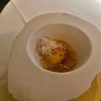 Fia Steak - Carbonara pancetta ravioli. Compliments of the chef! - Steakhouses Near Me - Santa Monica, California Fia Steak - Carbonara pancetta ravioli. Compliments of the chef! - Steakhouses Near Me - Santa Monica, California