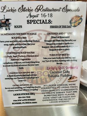Menu photo 5 Lickie Stickie Bbq Lauderhill, FL Menu photo 5 Lickie Stickie Bbq Lauderhill, FL